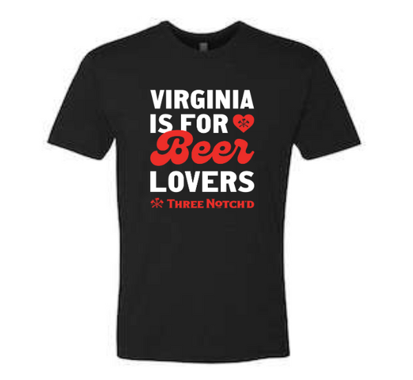 VA is for Lovers Black Tee - Medium