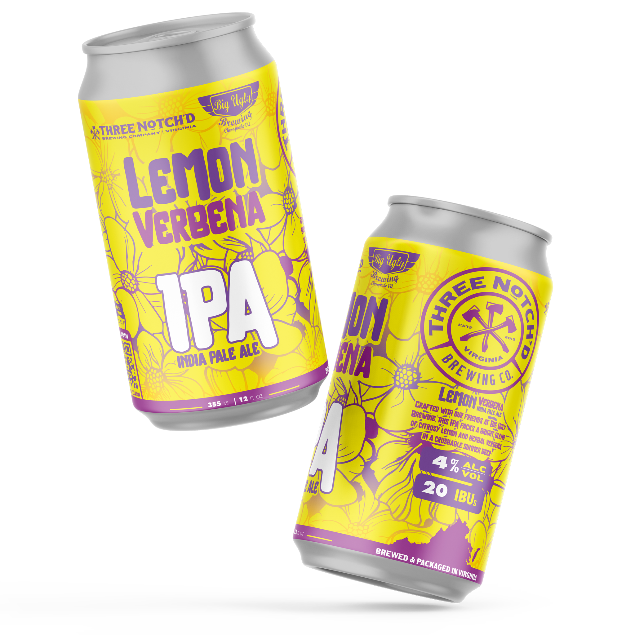 Lemon Verbena IPA – Three Notch'd Brewing Company
